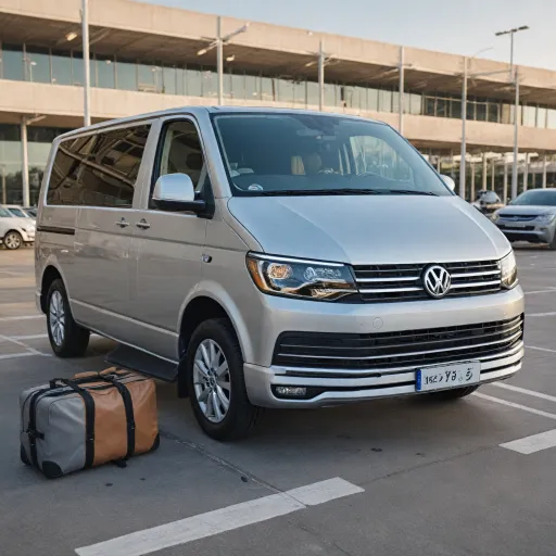 Strategic volkswagen Caravelle rental at Rome airport for media business travel teams